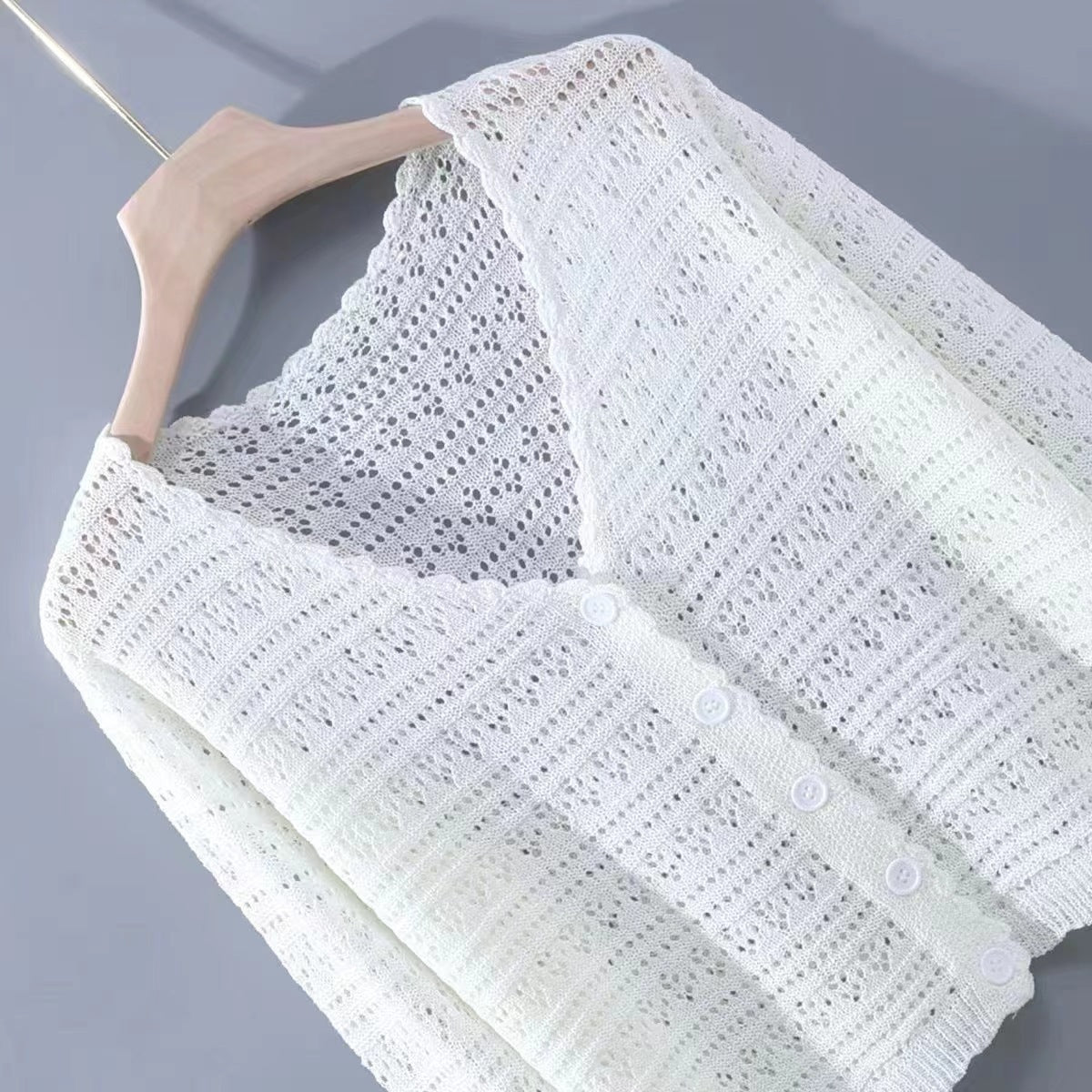 Women's Shirt Fresh Candy Color Knitted Light Breathable Long Sleeves Sun Women's Sweater