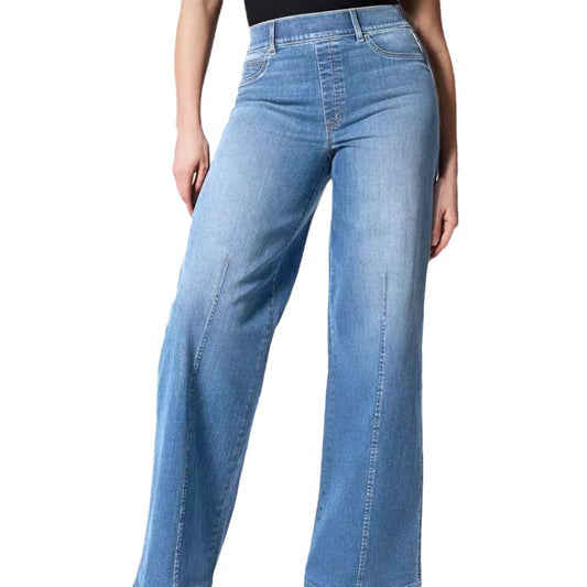 Fashion Four-sided Stretch Knitted Denim Loose Jeans
