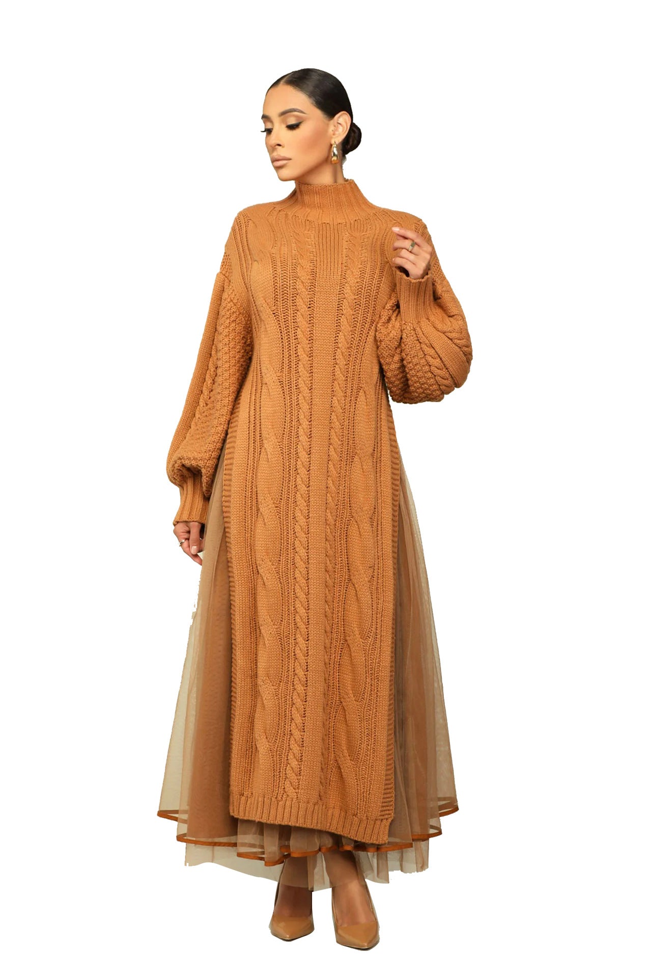 Women's Slouchy Popular Casual Gauze Knitting Sweaters
