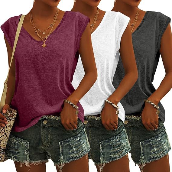 Women's Simple Solid Color Cover Sleeve Loose Blouses