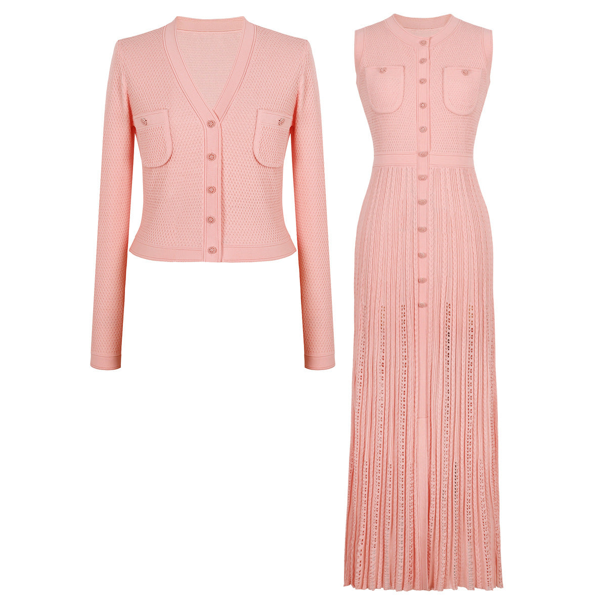 Women's High Quality Summer Slim Slimming Crocheted Dresses