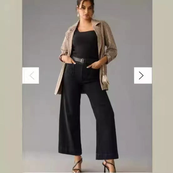 Women's Leg Big Pocket Design Makes You Jeans