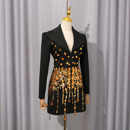 Women's Patchwork Retro Palace Style Light Luxury Clothing