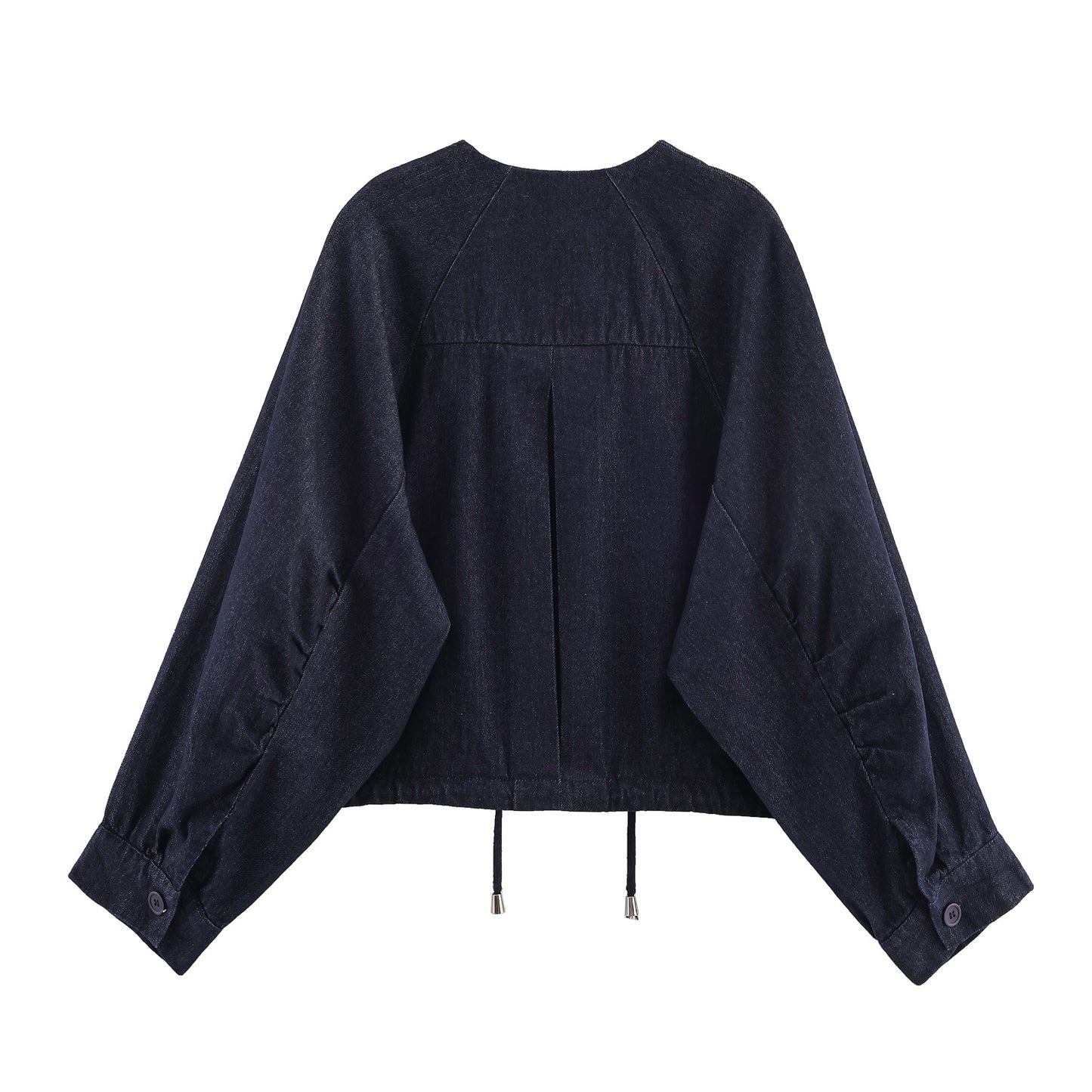 Women's Early Autumn Fashion Denim Fluffy Bomber Suits