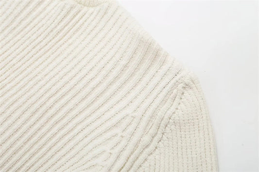 Women's Simple Style Thread Knitted Long Sleeve Clothing