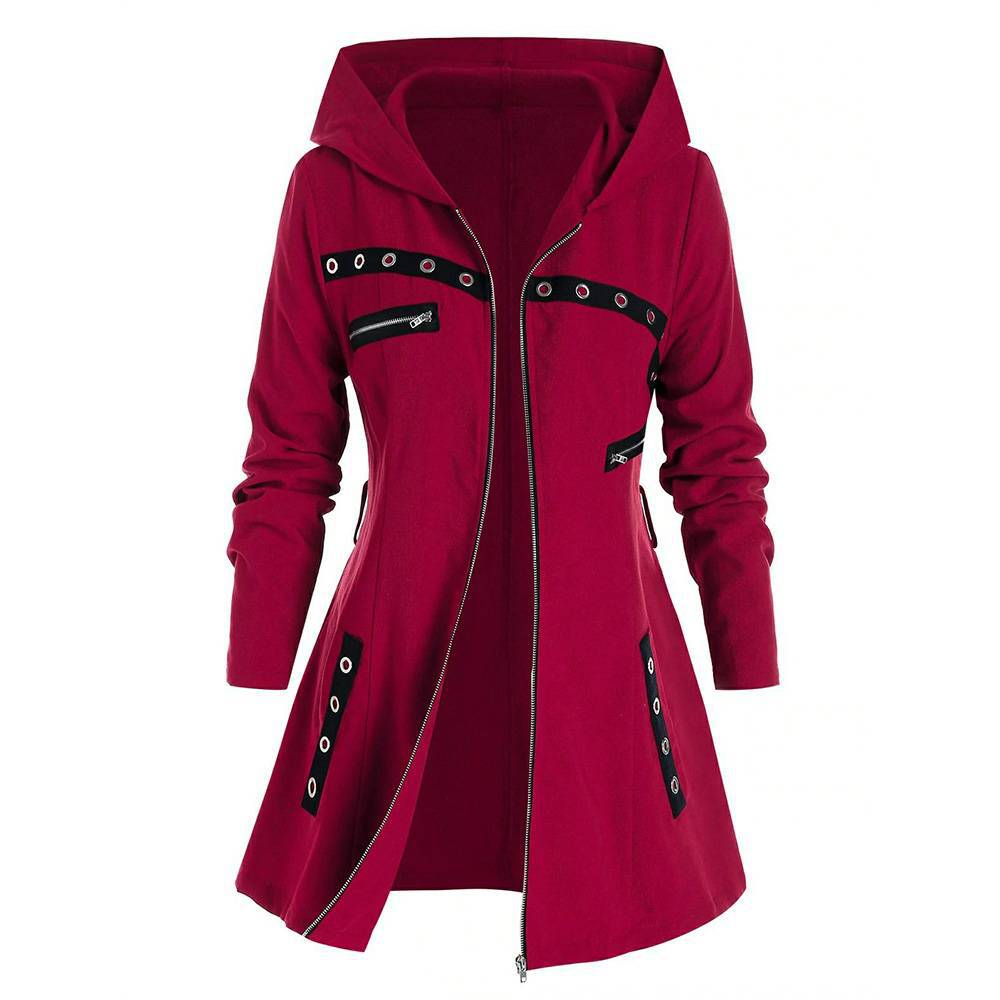 Women's Versatile Elegant Long Sleeve Hooded Coats