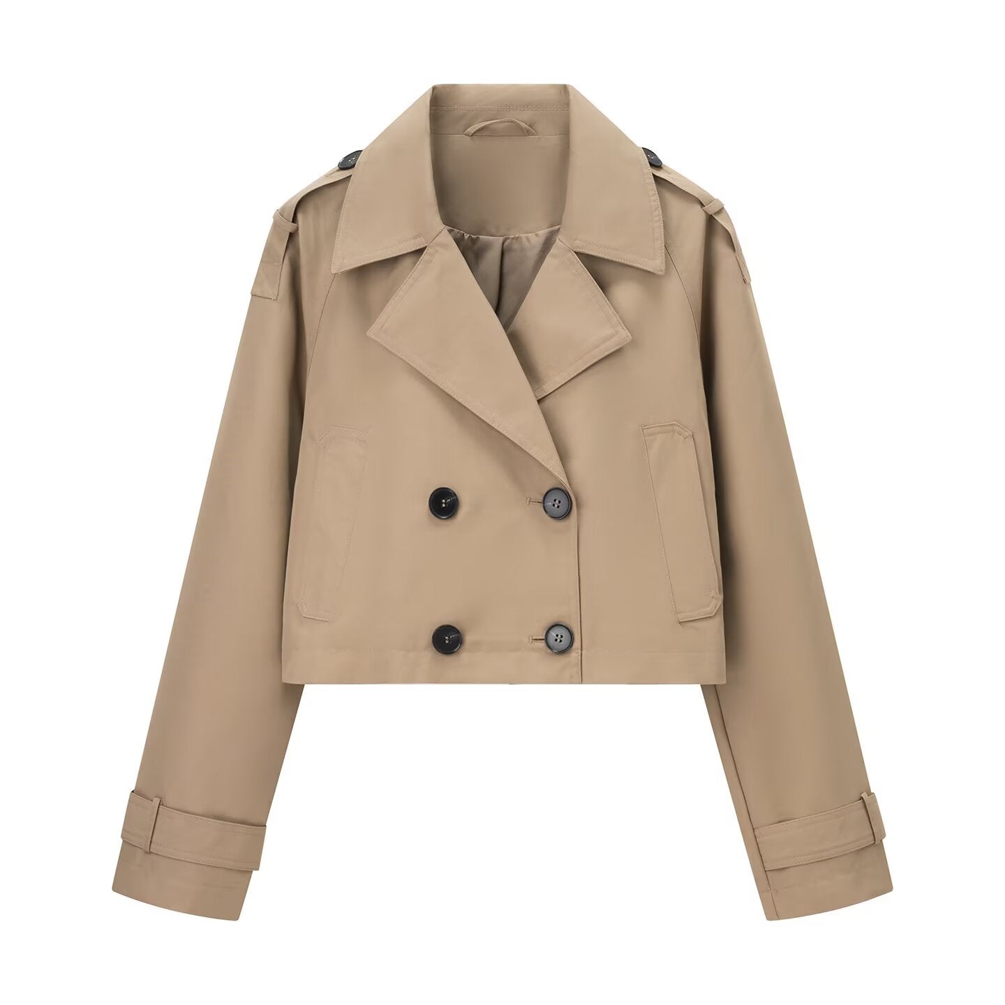 Autumn Double Breasted Lapel Fashion Trench Coats