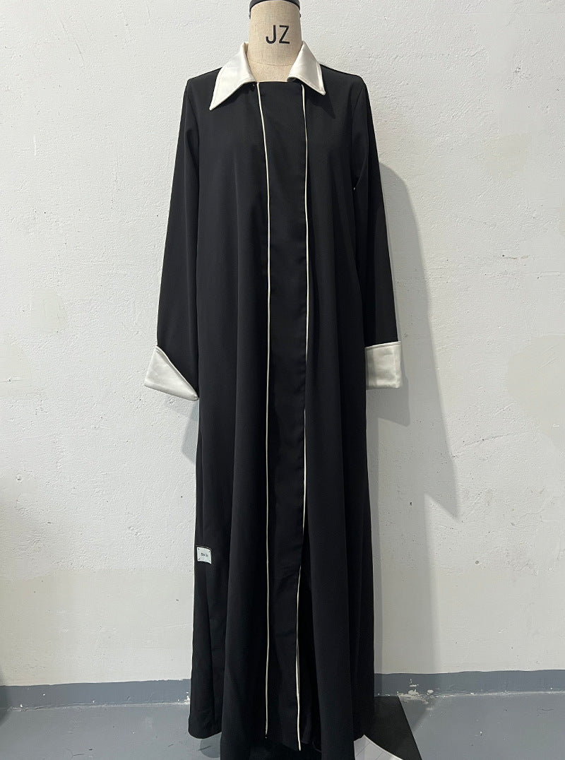 Women's British Retro Style Motorcycle Mid-length Coats