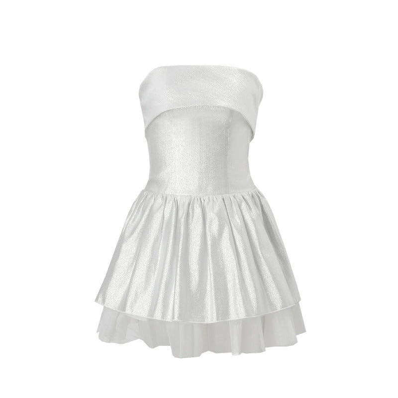 Women's Spring Sexy Temperament Style Tube Type Dresses