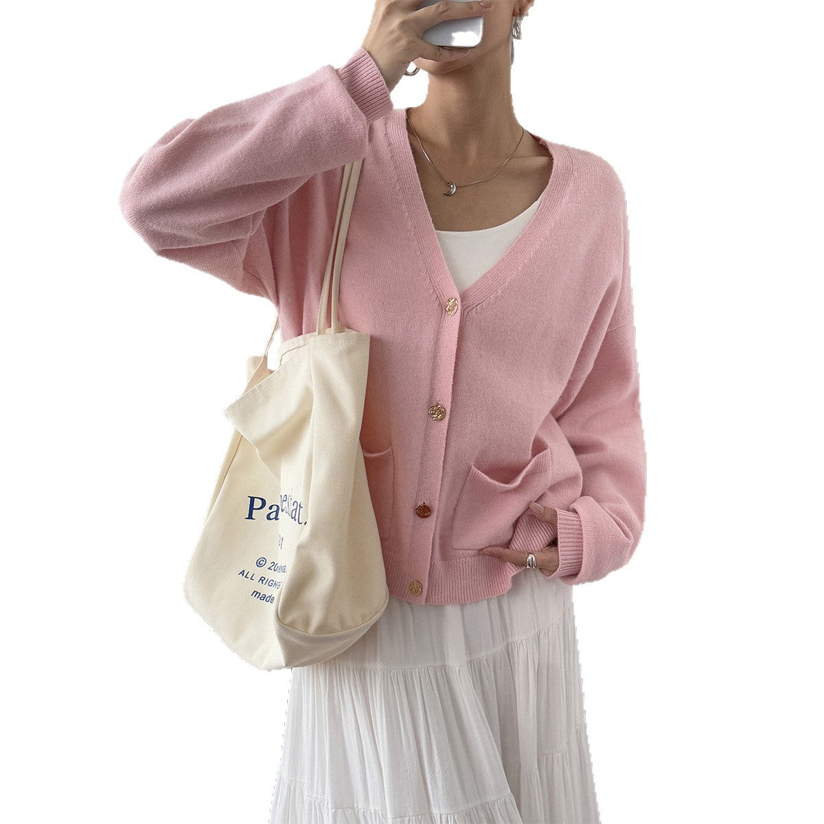 Women's Simple Vacation Style Solid Color Long-sleeved Clothing