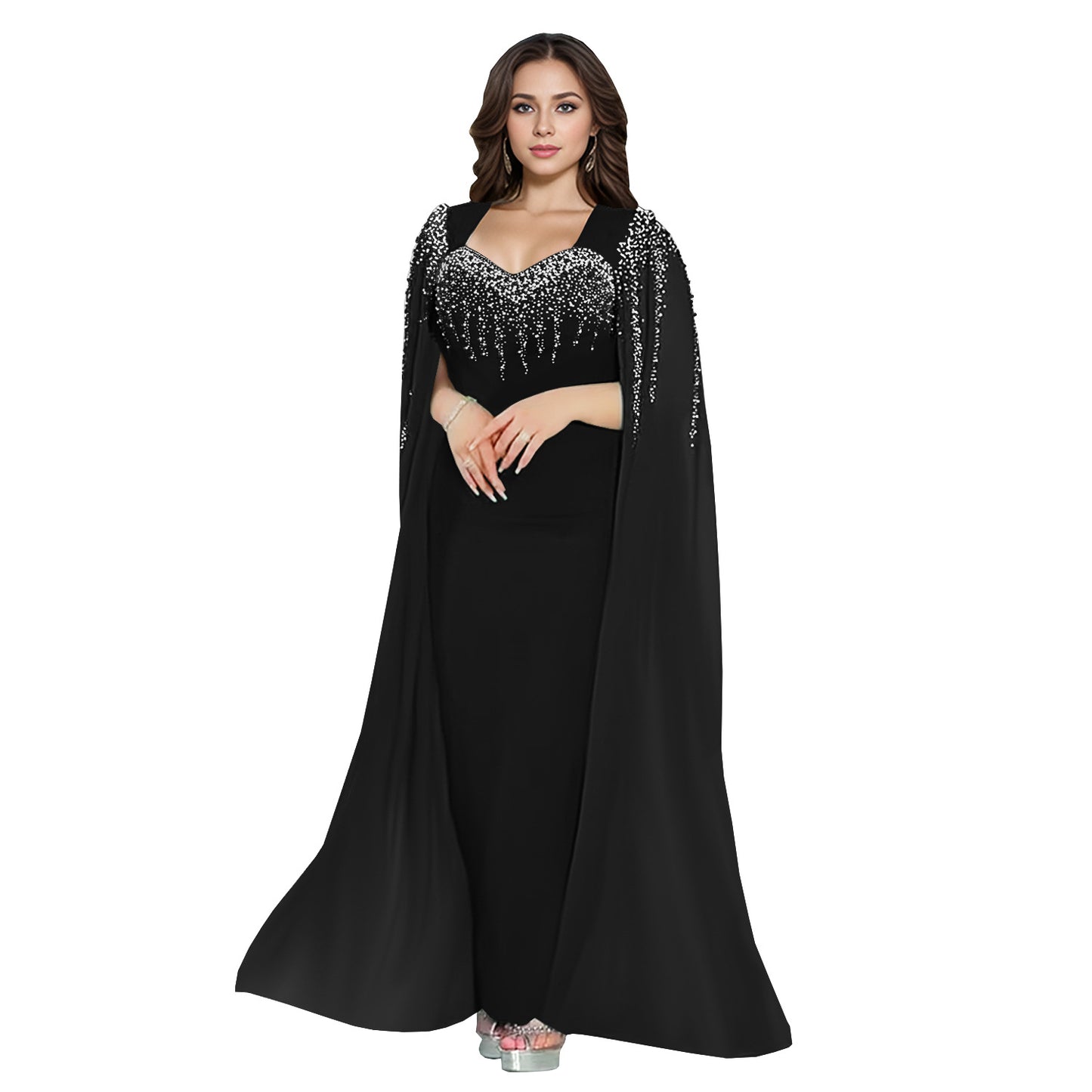 Women's Fashion Wear Elegant Graceful Rhinestone Dress Dresses