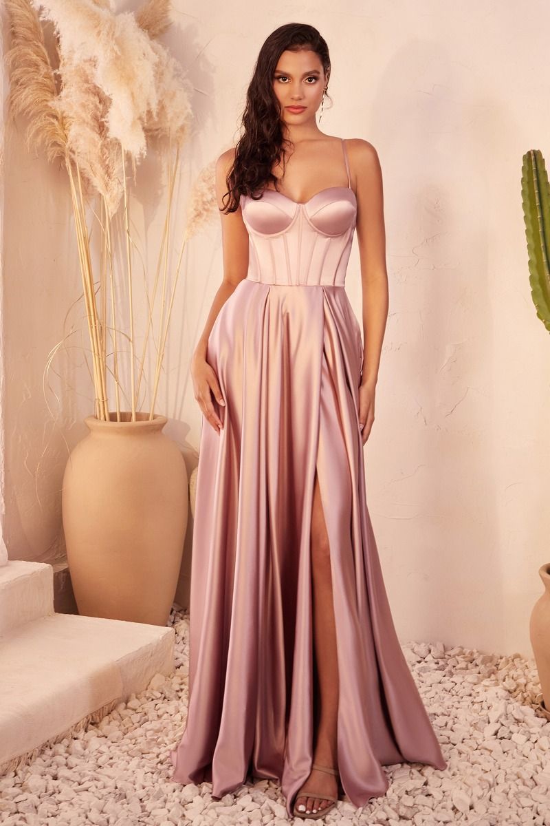Women's Summer Graceful Tube Sling Banquet Dress Solid Dresses