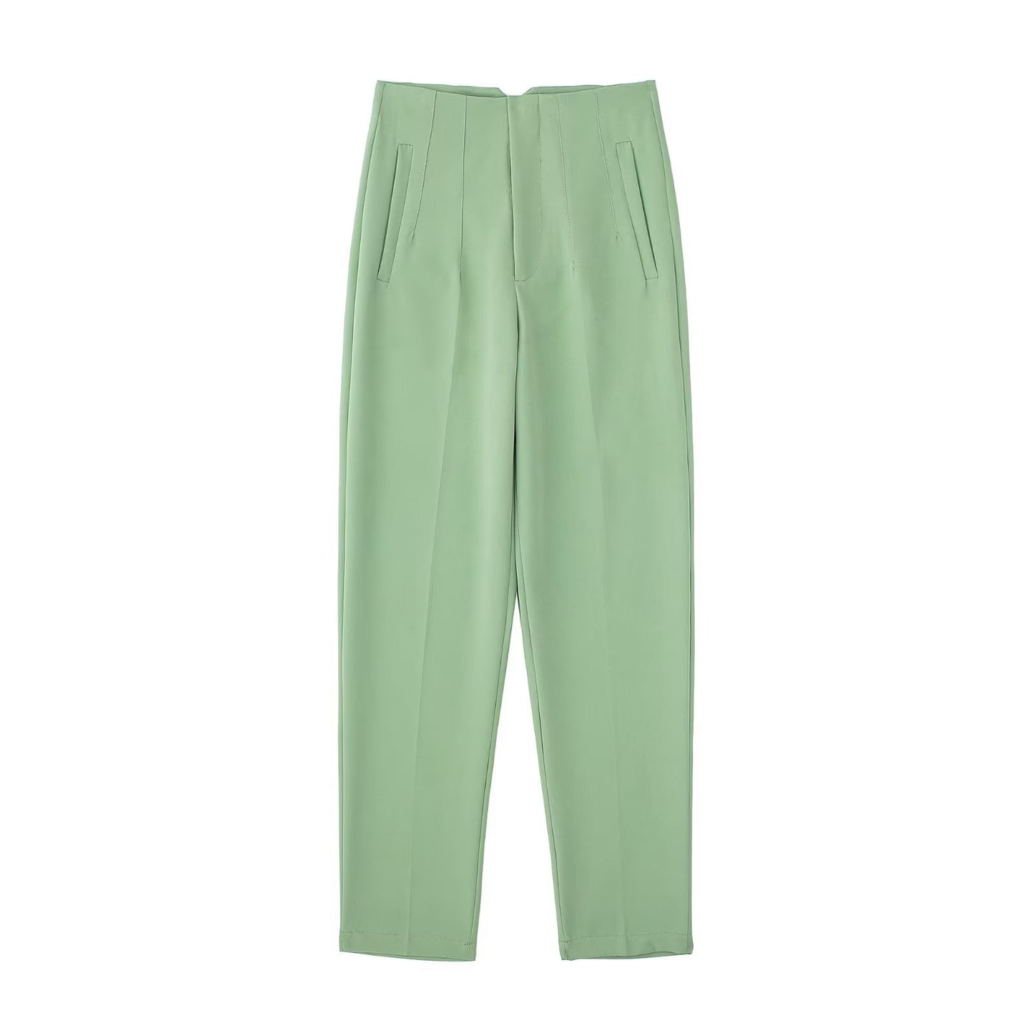 Women's Spring High Waist Slim Casual Pants
