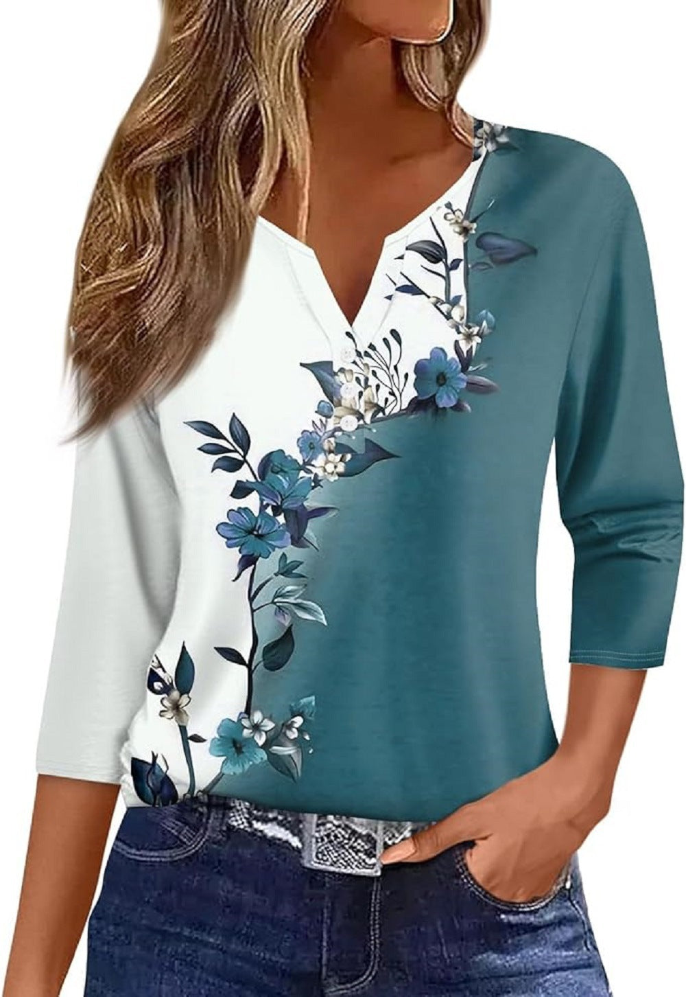 Women's New T-shirt Printed Short-sleeved Source Blouses