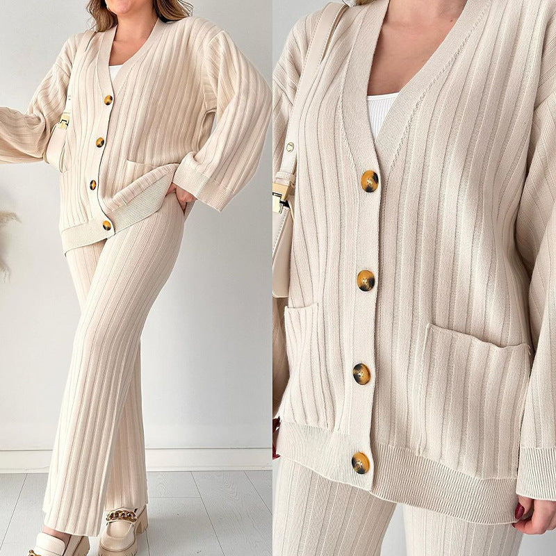 Women's Autumn Fashion Solid Color Loose Versatile Suits