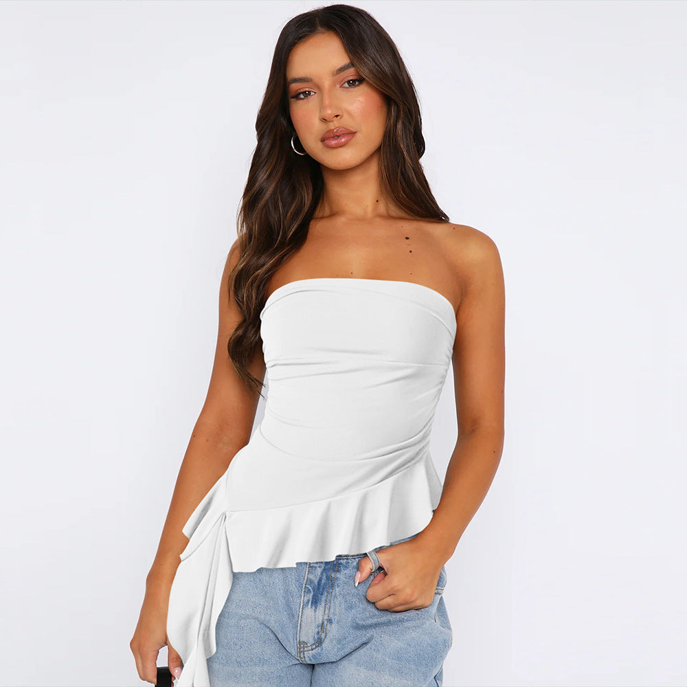 Women's Slim Fit Hot High-grade Outer Wear Tassel Tops