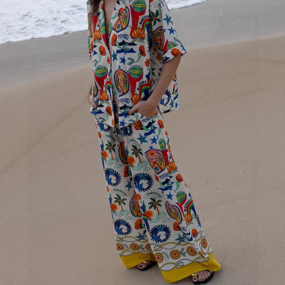 Glamorous Classic Casual Fashion Linen Collar Suits