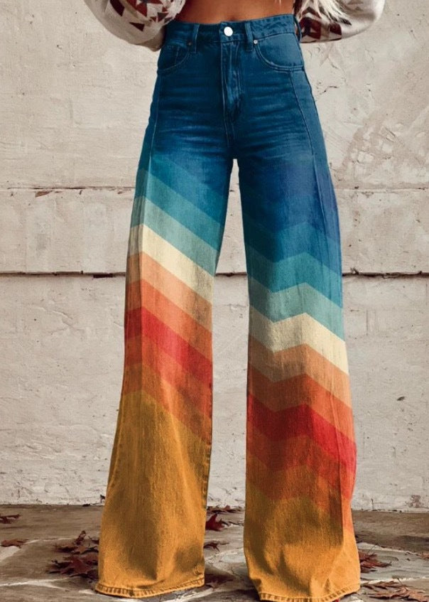 Women's Slouchy Classic Casual Thin Trousers Jeans