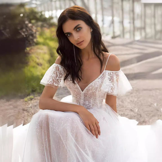 Spring Dress Slim Fit Slimming Floor-length Wedding Dresses