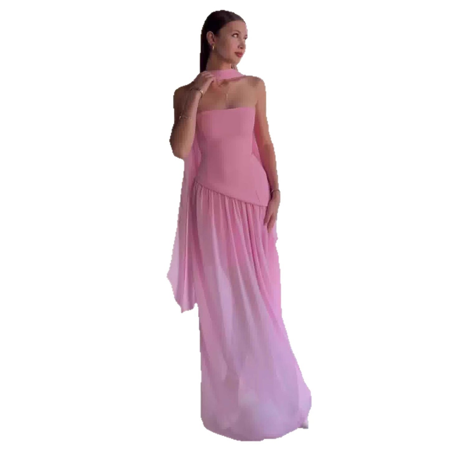 Women's Summer Fashion Elegant Graceful Sleeveless Dress Dresses