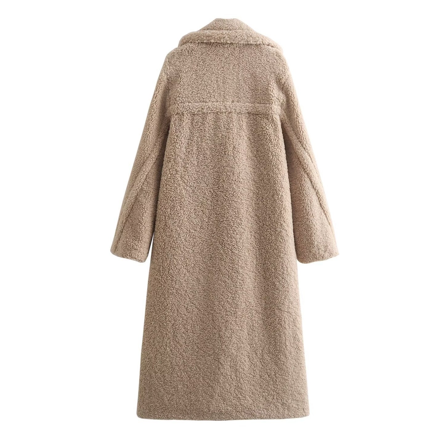 Women's Street Fashion Fleece Long Overcoat Outerwear Coats