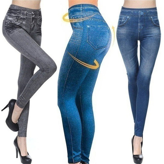 Women's Shopping Stretch Printed Cropped Skinny Jumpsuits
