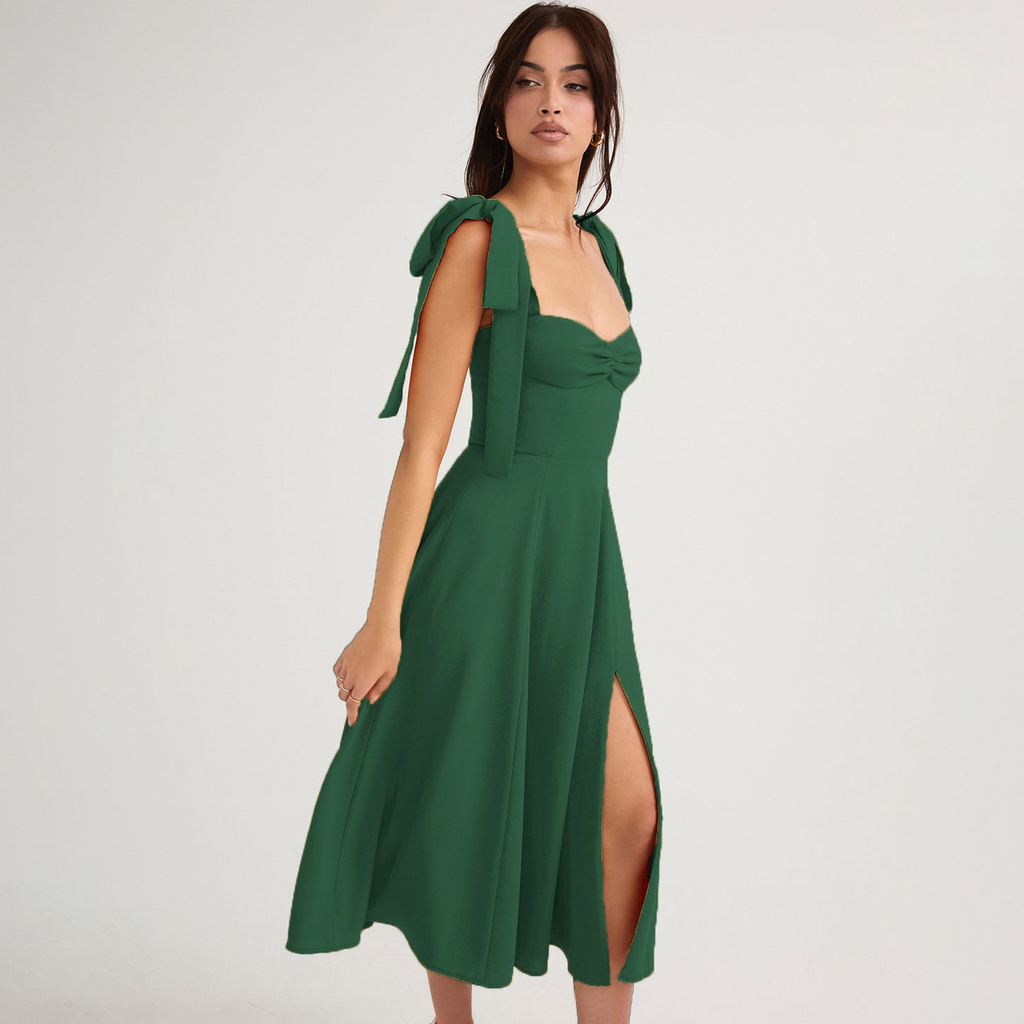 Gown French Style Vacation Dress Backless Sexy Skirts
