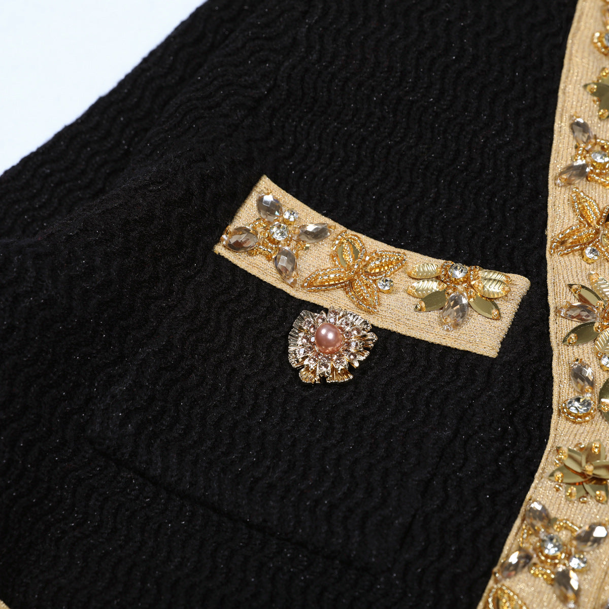 High Quality Fashion Knitted Sequin Bead Coats