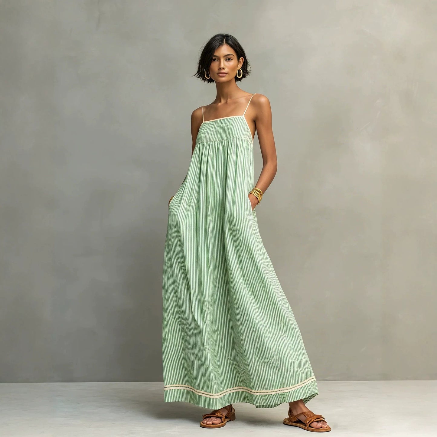 Women's Summer Fashion Casual Spaghetti Straps Sleeveless Clothing