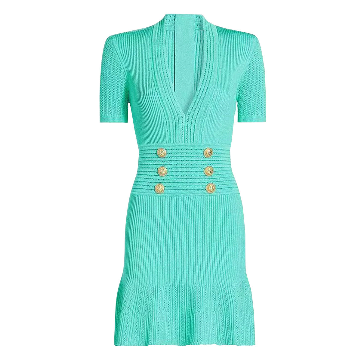 Women's Fashion High Quality Knitted Slim Fit Slimming Dresses