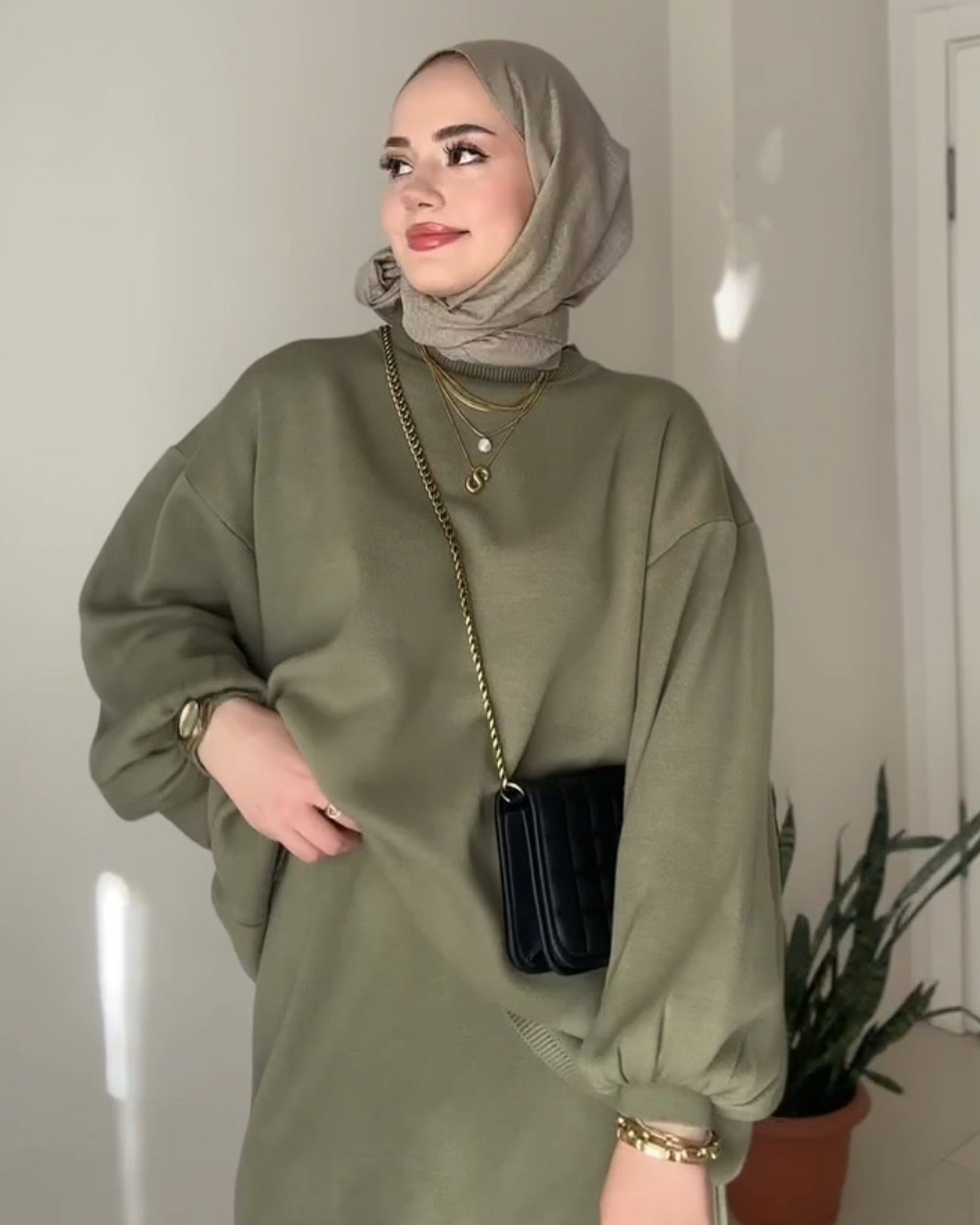 Autumn Solid Color Loose-fitting Versatile Casual Suits