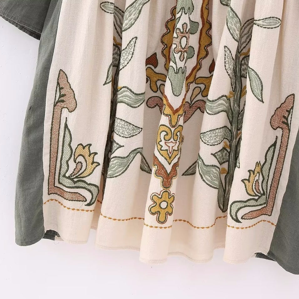 Women's Creative New Loose Embroidery Dress Dresses