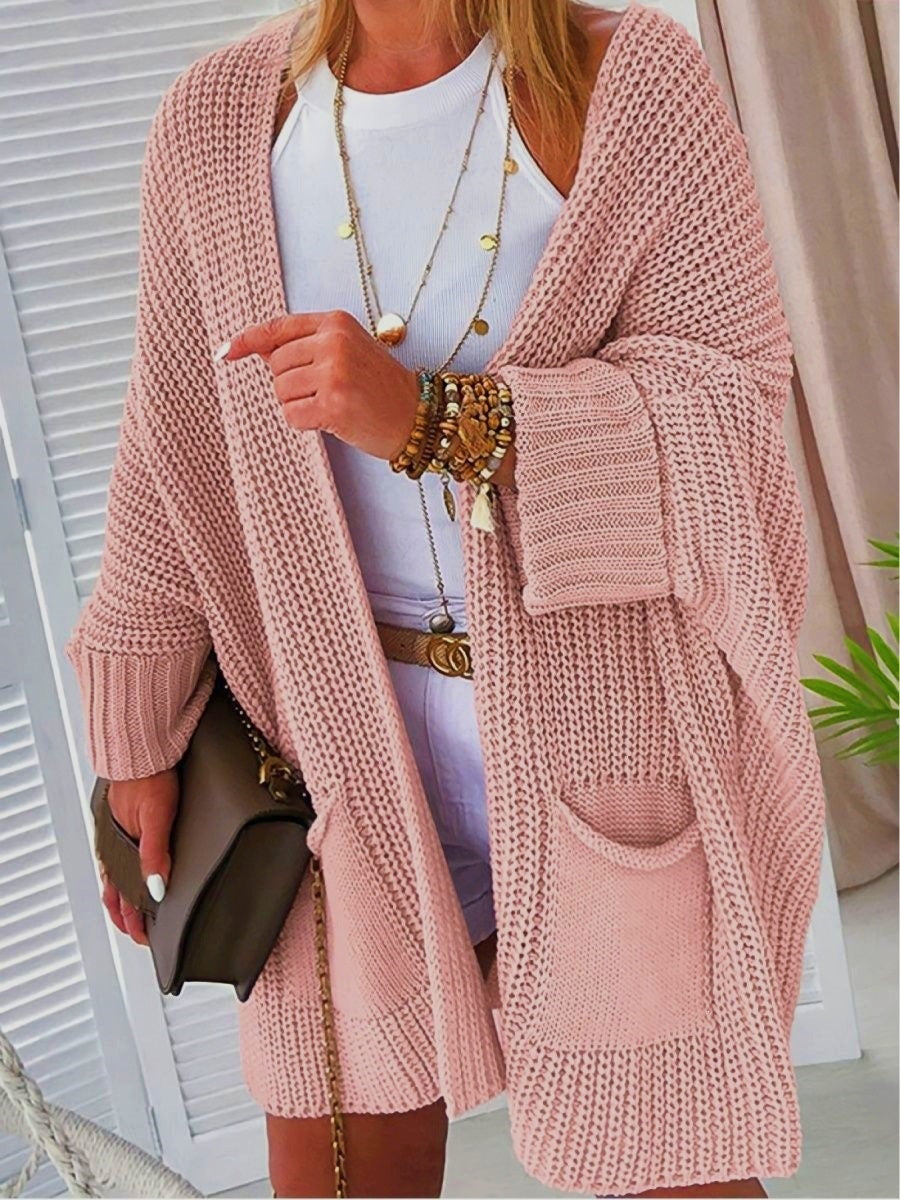 Women's Commute Style Loose Mid-length Casual Line Women's Sweater