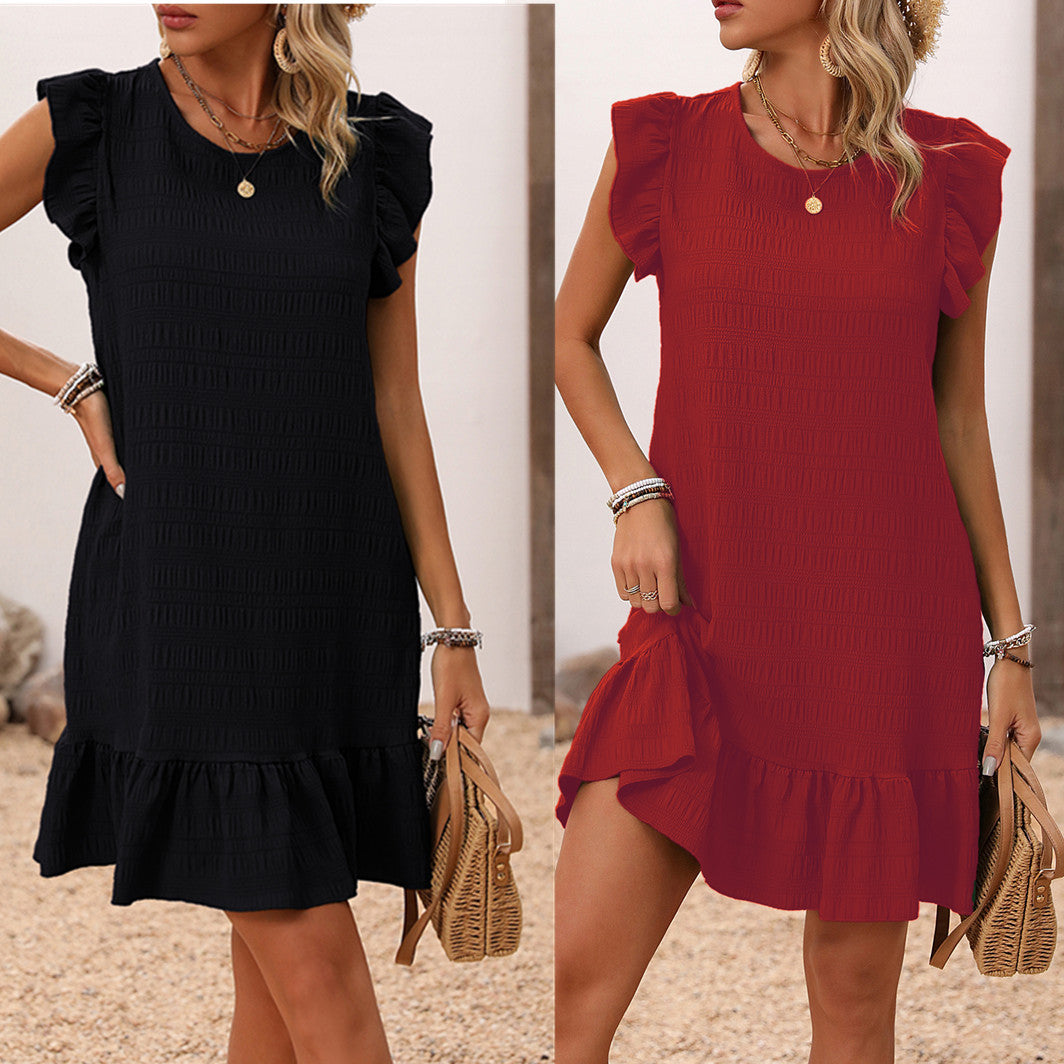 Casual Dress Elegant Solid Color Sleeveless Dresses