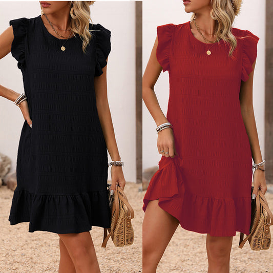 Casual Dress Elegant Solid Color Sleeveless Dresses
