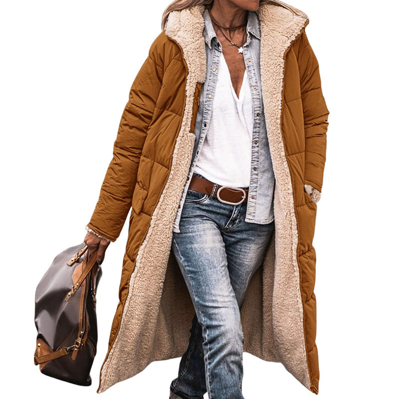 Unique Popular Trendy Long-sleeved Double-sided Thickened Coats