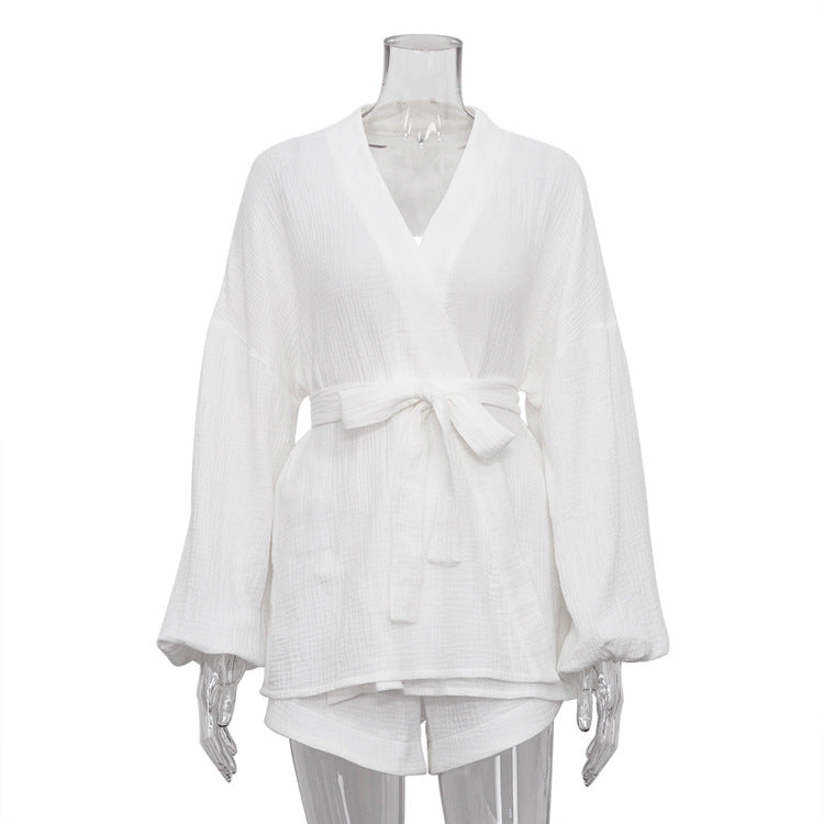 Fashionable Casual Loose High Waist Two-piece Suits