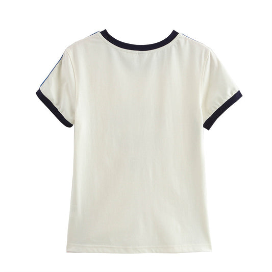 Women's Winter Striped Printed Preppy Style Sleeve Blouses