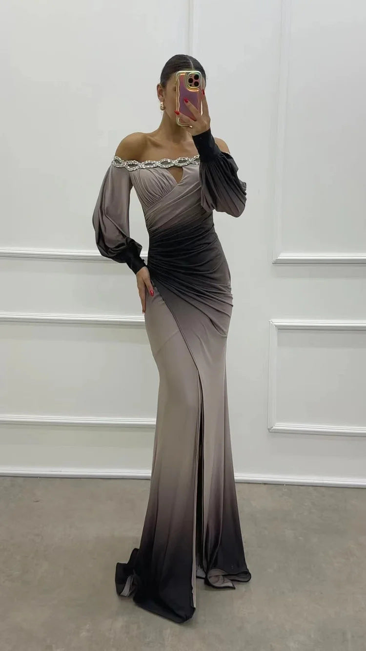 Party Sling Positioning Split Dress Casual Dresses