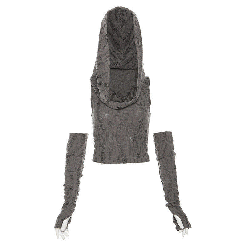 Women's Solid Color Slim Fit Street Fashion Tops