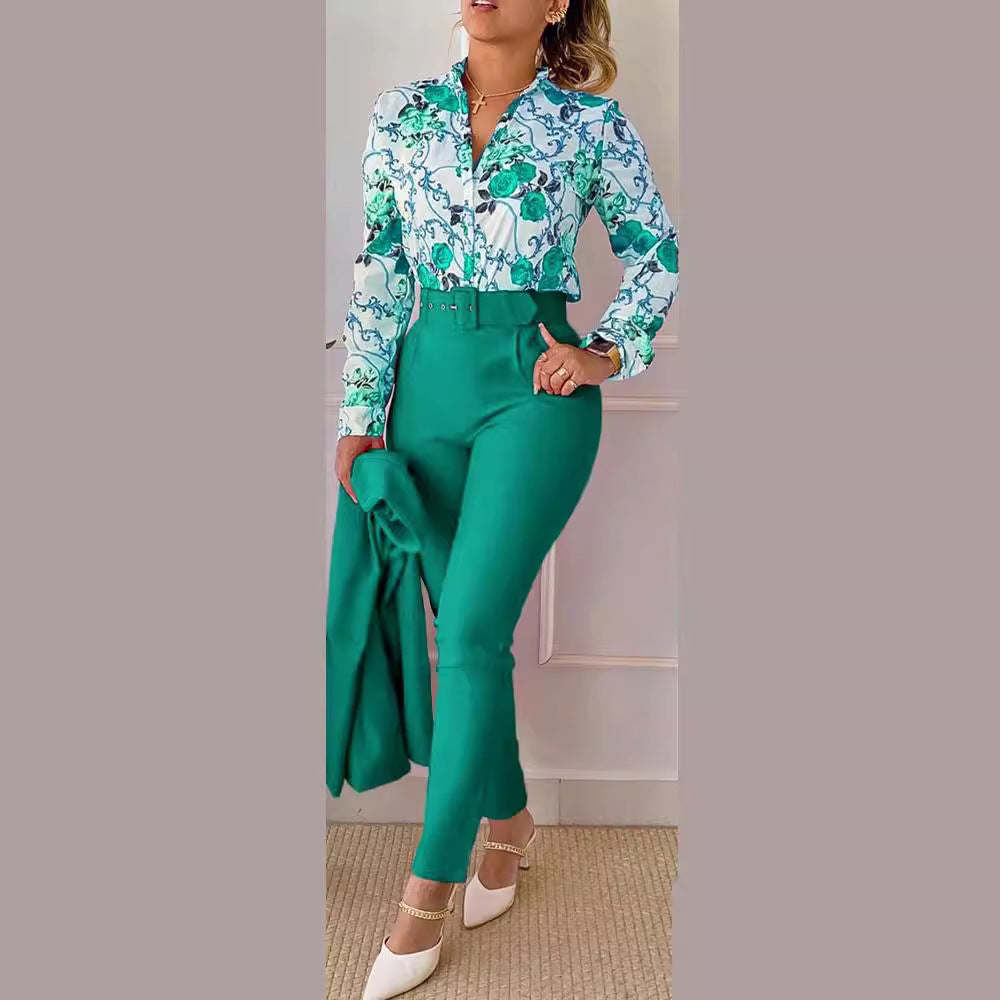Women's Fresh Polyester Long Sleeve Fashion Casual Suits