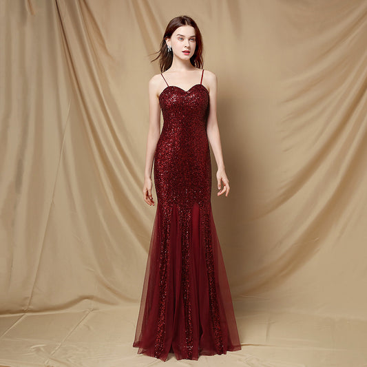 Bride Long Sling Appreciation Dinner Fishtail Car Skirts
