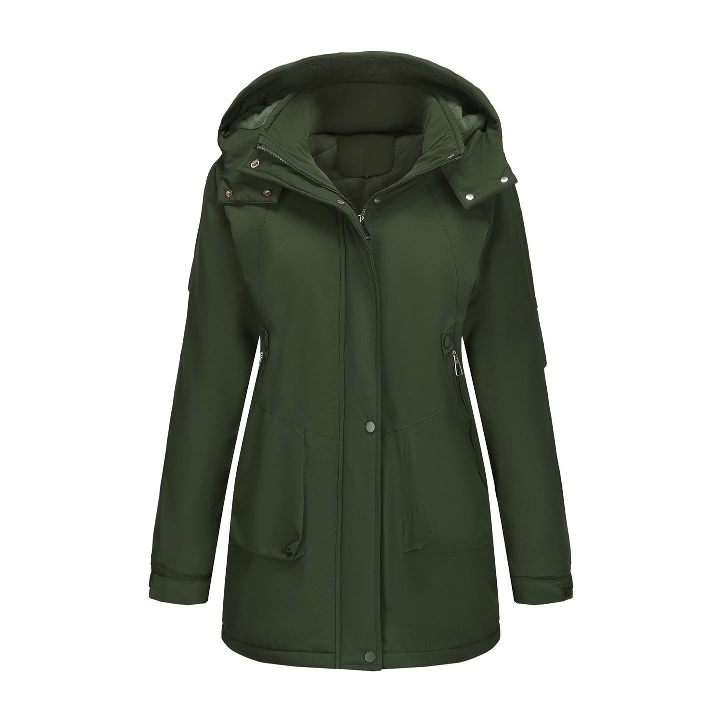 Women's Detachable Windproof Warm Mountaineering Casual Shell Coats