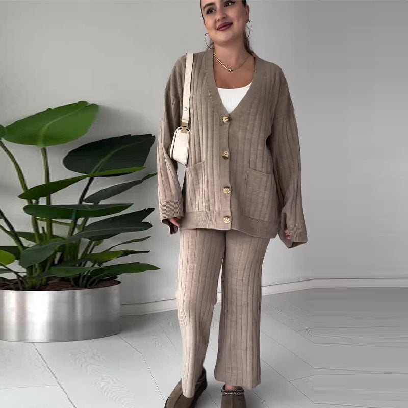 Women's Autumn Fashion Solid Color Loose Versatile Suits