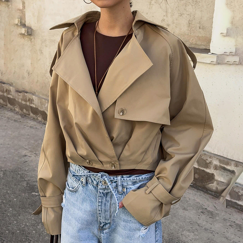 Autumn High-grade Loose Trench Design Sense Coats