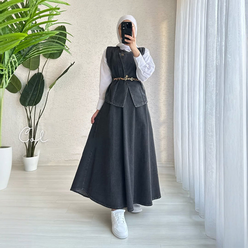 Women's Temperament Leisure Shirt Inner Match Sleeveless Suits