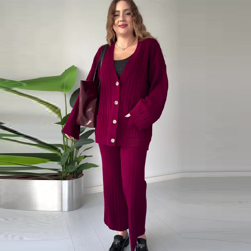 Women's Autumn Fashion Solid Color Loose Versatile Suits