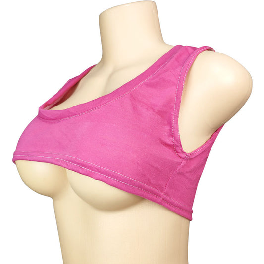 White Half Milk T-shirt Sexy Fashion Tops