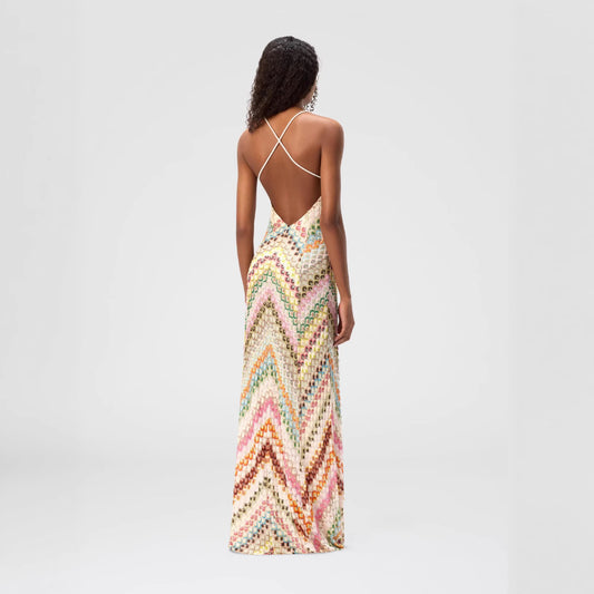 Dress Stitching Formal Sexy Strap Hand-woven Dresses
