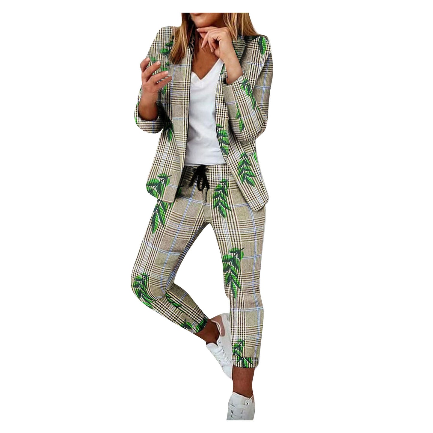 Women's Slouchy Casual Fashion Set Small Suits